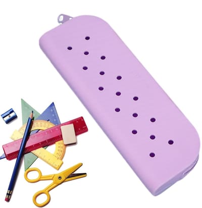 Dailygoods- Etui Waterdicht - Siliconen Houder - Draagbare Organizer - Pennenhouder - Compact Formaat - Duurzaam Materiaal
