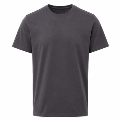 T-shirt Heren – 100% Katoen – Regular Fit – Casual Shirt – Comfortabel Dagelijks Gebruik - Anthracite - S