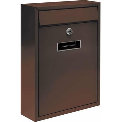 Vorel Serie - Brievenbus - 360x260x80mm - Bruin