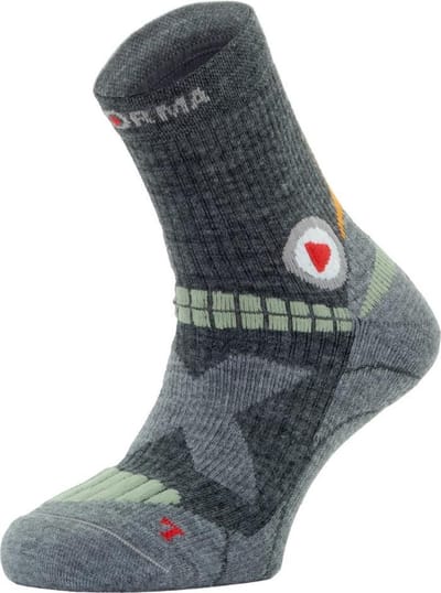 Enforma-Everest extreme-wandel-sport-sokken–achilles support-merino-grijs -XL (45-47)