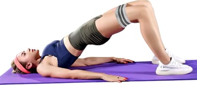 Stofweerstand Heup Booty Bands Glute Dij Elastische trainingsbanden Squat Circle Stretch Fitnessstrips Loops Yoga Gymapparatuur