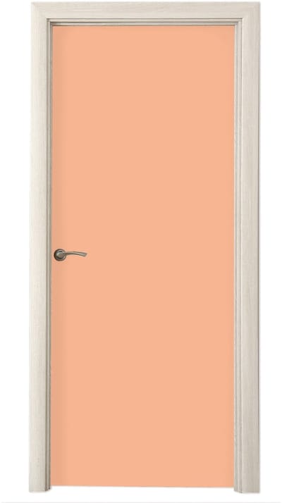 Deurposter 95x235 cm - Deursticker Abrikoos - Roze - Pastel - Effen - Kleur - Meubelfolie zelfklevend - Deurfolie woonkamer - Interieurfolie fotobehang - Deur plakfolie - Deurstickers - Deurbehang sticker - Kamer decoratie