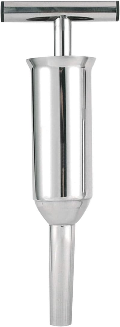 Worstvulmachine - Vleesvuller Worstmaker - Zelf Worst Maken - Handmatig Bedienbaar - 1 Kilogram Capaciteit - Roestvrij Staal