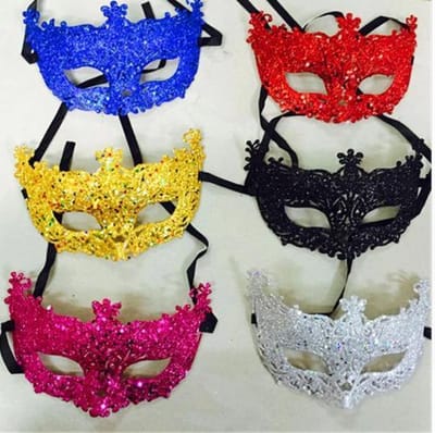 New Age Devi - Oogmasker Venetië - Maskerade op zijn best - Bal Masker voor een betoverende blik - Perfect voor Gala Feesten