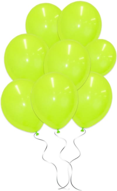 LUQ - Luxe Lime Groene Helium Ballonnen - 50 stuks - Verjaardag Versiering - Decoratie - Feest Latex Ballon Lime Groen