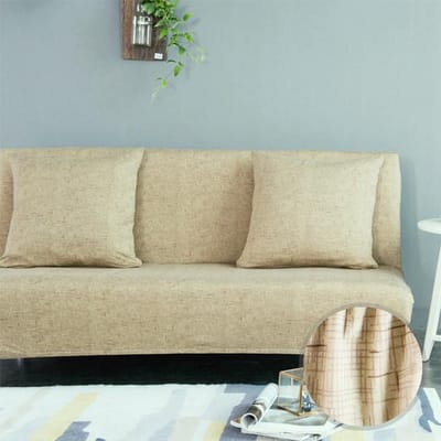 Housse de canapé extensible pliante grande élasticité housse de canapé pour canapé sans accoudoir housse pliante pour canapé-lit Copridivano Size S 120-155cm