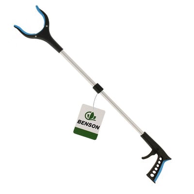 Benson Afvalgrijper - opvouwbaar - 80 cm - magnetische grip kaak - aluminium/kunststof