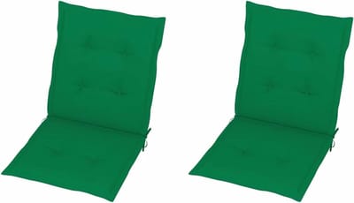 Tuinstoelkussens Hoge Rugleuning - Stoelkussens Tuin - Buiten Zitten - Universeel Design - 100 x 50 cm - Groen