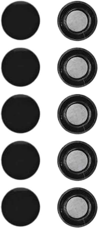 Benson Ronde magneten - Ø 3 cm - zwart - 10 stuks - hoge draagkracht - veelzijdig gebruik