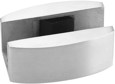 Dailygoods- Vloergeleider Hoge Kwaliteit - 304 Roestvrij Stalen Vloerbodemgeleider - Voor Frameloze Glazen Schuifdeuren - Duurzaam - Slijtvast - Antislip - Deurgeleider