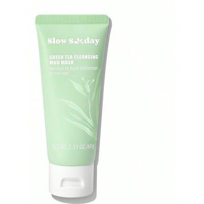 SlowSunday Groene Thee Reinigend Moddermasker, Diepe Reiniging, Poriënreiniging, Verhelderend & Kalmerend, Moddermasker Huidverzorging, Oliecontrole & Poriën Ontstoppen, Y2K, Koreaanse Huidverzorging, Geschikt Voor Zomer & Herfst, Terug Naar School
