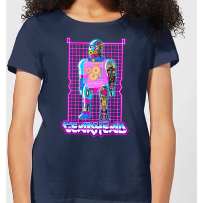 Rick and Morty Gearhead Dames T-shirt - Navy - S