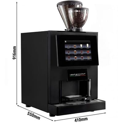 GGM Gastro Kaffeevollautomat - 30 Programme - 10 Zoll Touchscreen - 2 Bohnen- & 3 Pulverbehälter
