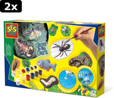 2x SES Gieten en schilderen - Enge beesten