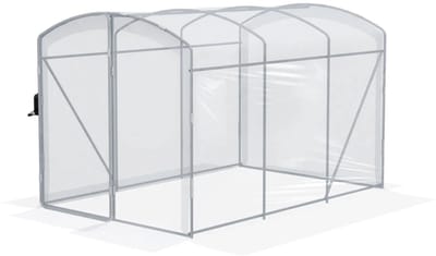 Polytunnelkas - Inloopmodel - Kas - Tunnelkas - Foliekas - Kweektunnel - Kweekkas - Kastunnel - Groentekas - Plantenhuis - Plantenteelt - Tomatenkas - voor Groenten, Bloemen, Planten - 300x200x200 cm