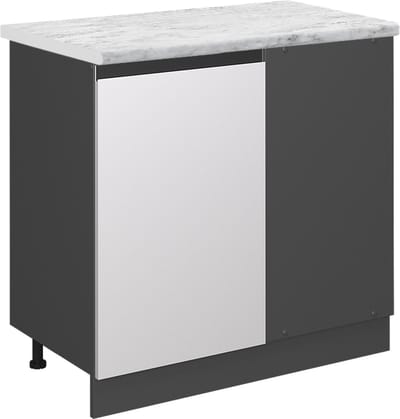 Vicco R-Line Hoekkast – 86 cm WB Marmer Wit