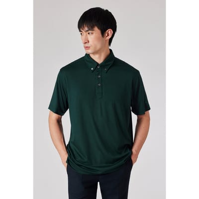 Paul Smith Mens Oversized S/s Polo Shirt Bottle Green Maat: XXL | Poloshirts Outlet | Heren | Groen