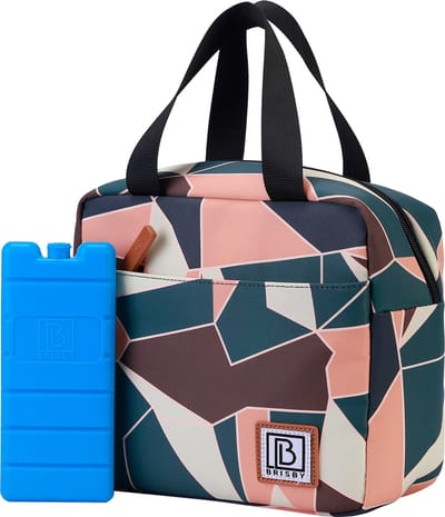 Brisby 4 Laags Geïsoleerde Koeltas - Lunchtas - Kolftas 4 liter - Abstract Colours