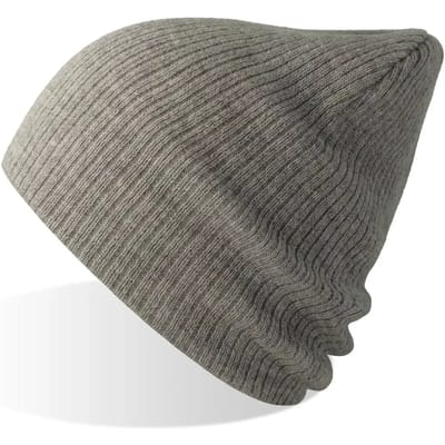 Atlantis Headwear Brad Beanie Recycled AT122 - Light Grey Melange - One size