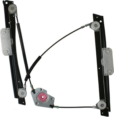 Raamheffer Links - Ruitmechanisme Bediening - Auto Reparatie - Mechanische Bediening - Standaard Afmetingen - Zwart