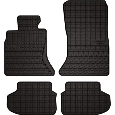 Wielganizator SolidPRO Serie - Zwarte Rubber Automatten - BMW 5 F10 Sedan - 2010-2013 - Perfecte Pasvorm