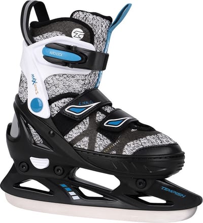 Tempish – Enbo Duo – IJshockeyschaatsen – Schaatsen Kinderen – Zwart – Verstelbare Pasvorm & Comfortvoering – Maat EU 29-32