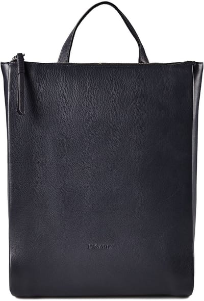 PICARD Leren vrijetijdsrugzak rugzak Bali City Backpack Ocean donkerblauw