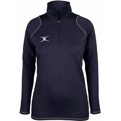 Gilbert Top Quest 2 Korte Rits Fleece Dames Donker Navy - L