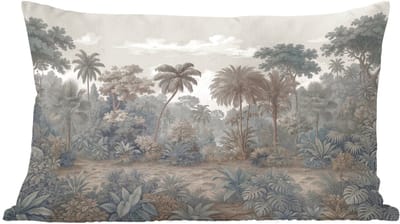 Sierkussens - Kussentjes Woonkamer - 60x40 cm - Tropisch - Landschap - Illustratie