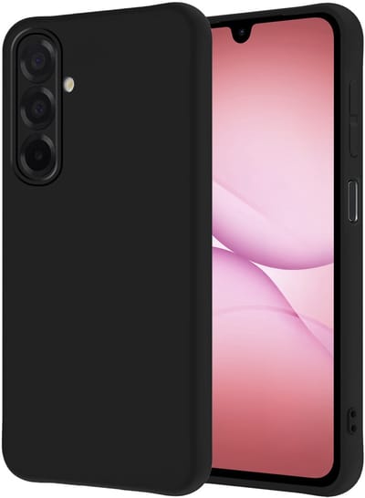 Hoesje - Geschikt voor Samsung Galaxy A17 - Sterk & Shockproof - Hoes Cover - Siliconen Case - Zwart