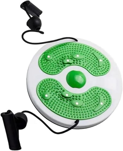 Taille Draaiende Schijf met Weerstandsbanden - Fitness Turntable voor Thuistraining en Taille Oefeningen