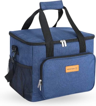 NOVOsun® Koeltas - Geïsoleerde Picknicktas - Verstelbare Schouderband - 4 laags - 15 Liter