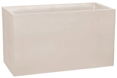 EDA Bloembak Plantenbak 116 liter - 99,5 x 39,5 cm - Hoogte 60 cm - Beige