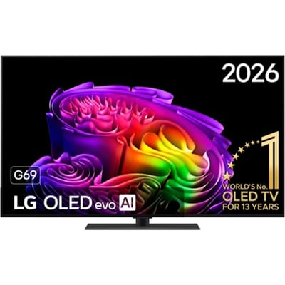 55 inch LG OLED evo AI G6 4K Smart TV 2026 - OLED55G69LS