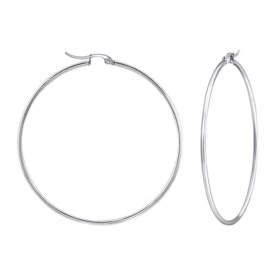 Amanto Oorbellen Chamod - 316L Staal - Rond - 2mm - ∅65mm