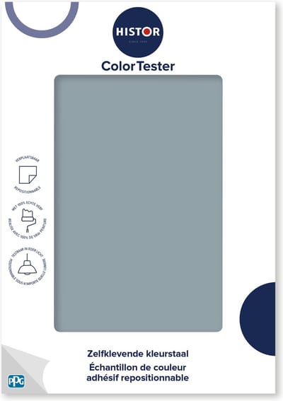Histor Kleurtester Mat - Dekkend - Makkelijk te Verwijderen - Kleurecht - Symmetry - Beige
