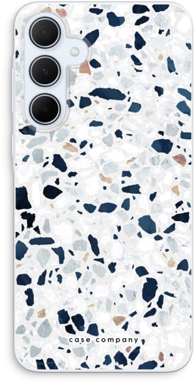 Case Company® - Hoesje geschikt voor Samsung Galaxy A35 hoesje - Terrazzo N°1 - Soft Cover Telefoonhoesje - Bescherming aan alle Kanten en Schermrand