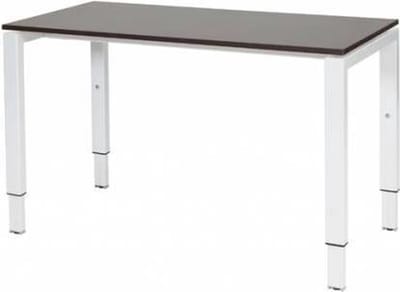 Verstelbaar Bureau - Domino 120x60 logan - wit frame