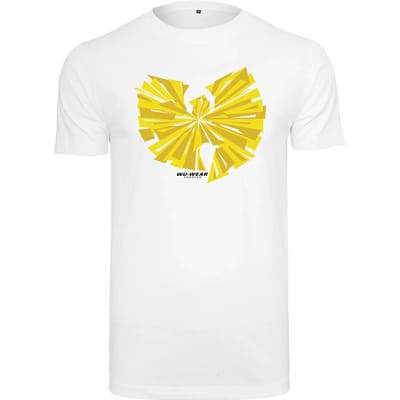 Urban Classics - Wu Wear Split Logo Heren T-shirt - XS - Wit