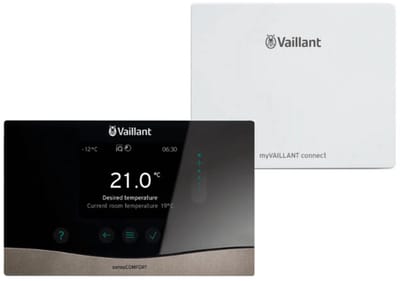 Actiepakket Vaillant draadloze sensoCOMFORT VRC 720F regelaar met my Vaillant connect 940F internetmodule