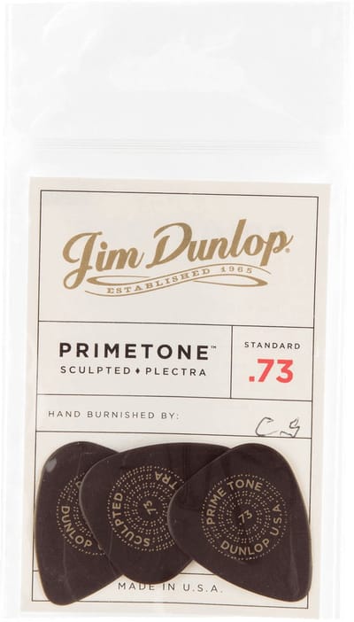 Jim Dunlop Primetone Standard Sculpted Plectra signature plectrum