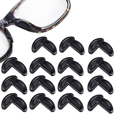 15 Paar Neus Pads - Siliconen Neuspads voor Bril - Neuspads - Neuspads bril - Bril pads - Anti-slip Neus Pads - Neusvleugels voor Bril - Bril Neus Vleugel Kussens voor Brillen - Zelfklevend - Pads - Plakpads - Zonnebril - Anti-Slip - Dames en Heren