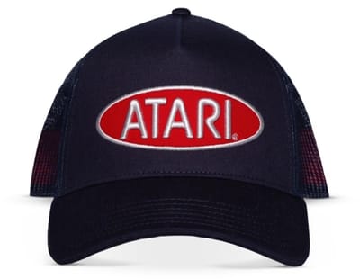 Atari - Varsity seven panel Trucker pet - Blauw
