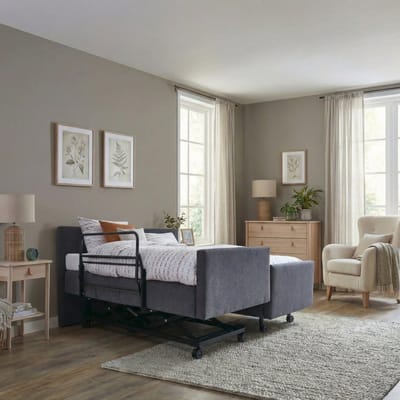 Mörgenn Hooglaag Bed Comfort - Elektrisch Verstelbaar - Antraciet - 90x200