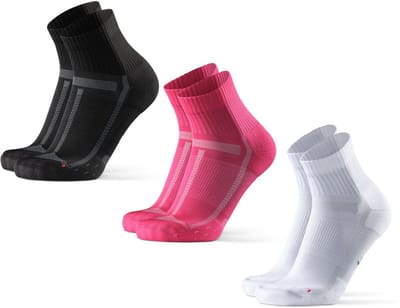 DANISH ENDURANCE Hardloopsokken voor Lange Afstanden - Blarenbescherming - Unisex - 3 paar - 35-38