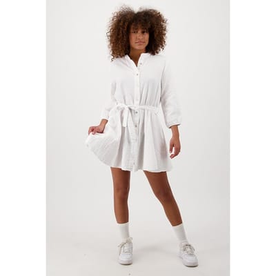 RAIZZED Sandy Dress Real White Maat: L | Blousejurken Outlet | Dames | Wit