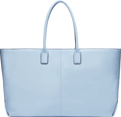LIEBESKIND BERLIN Leren Shopper Schoudertas Biker Chelsea Breath Lichtblauw