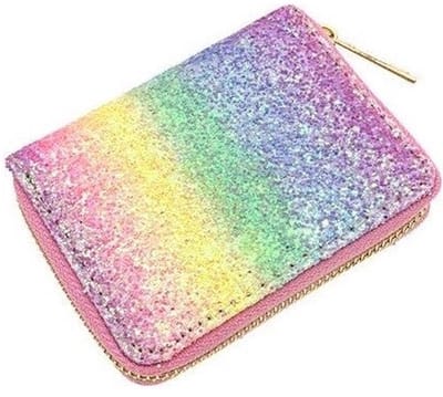 Kinder Portemonnee - Glitter Regenboog / Rainbow | 12 x 9 x 2,5 cm | Fashion Favorite
