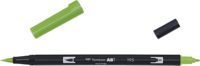 Tombow Brush pen - ABT 195 - Dual Brushpen - Light Green - Groen