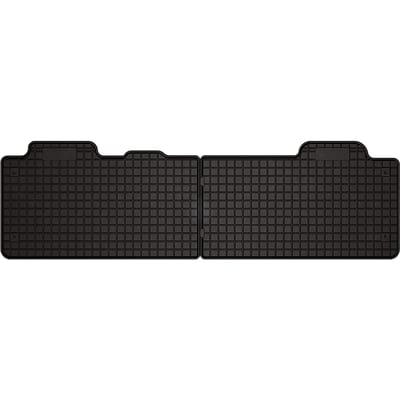 Wielganizator SolidPRO Serie - Rubber Autovloermatten - Peugeot Traveller - 2e Rij - Zwart